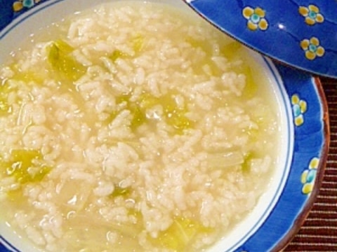 炊飯器で白菜とろとろ♥「白菜の中華粥」